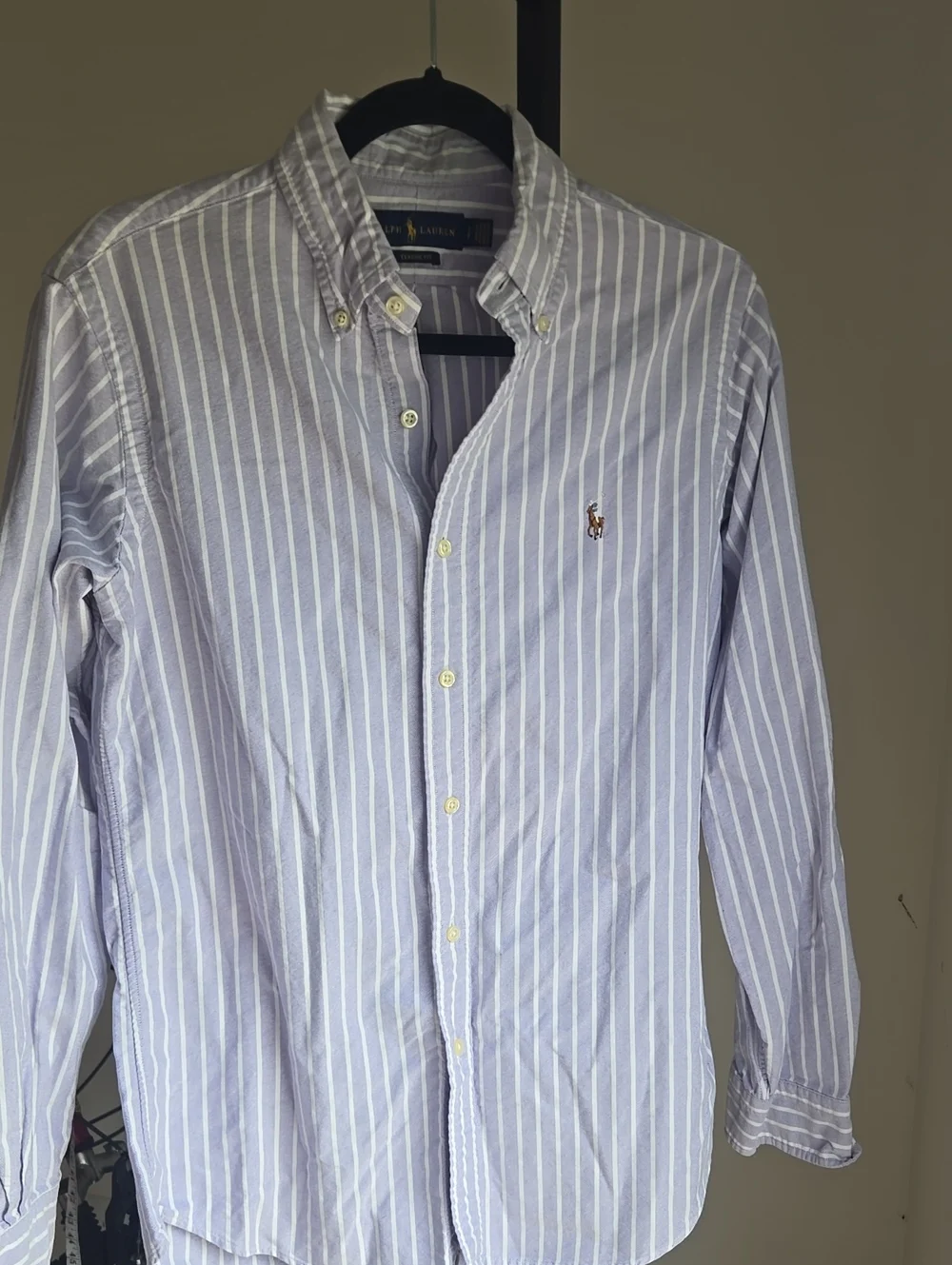 Modern Polo by Ralph Lauren Lavender Purple Stripe Button-Down Men's Size:S